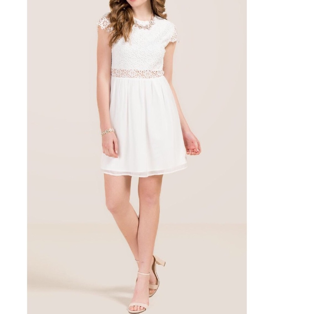 White Lace Dress - NEW WITH TAGS